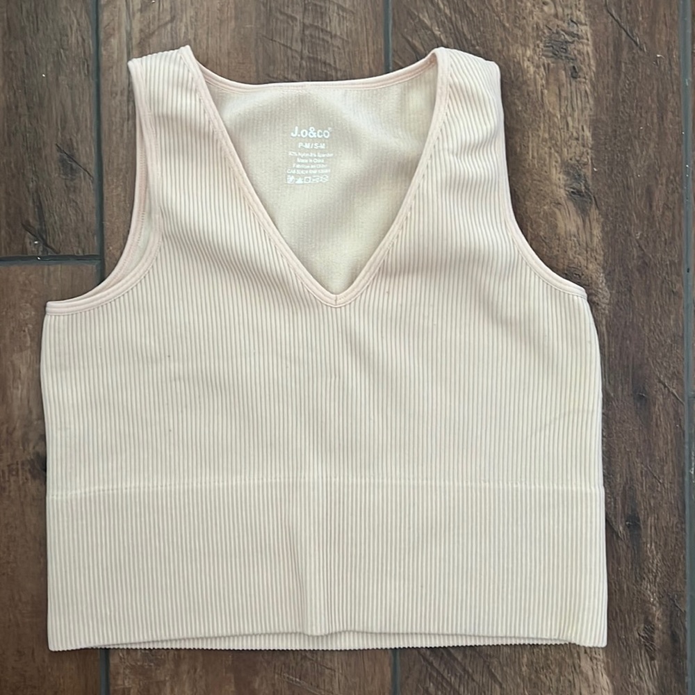 Medium Blush crop top